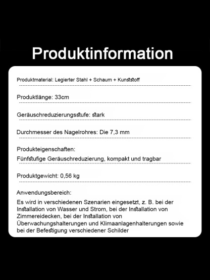 [Eine Sekunde Nageln, stark und haltbar] Deckenartefakt