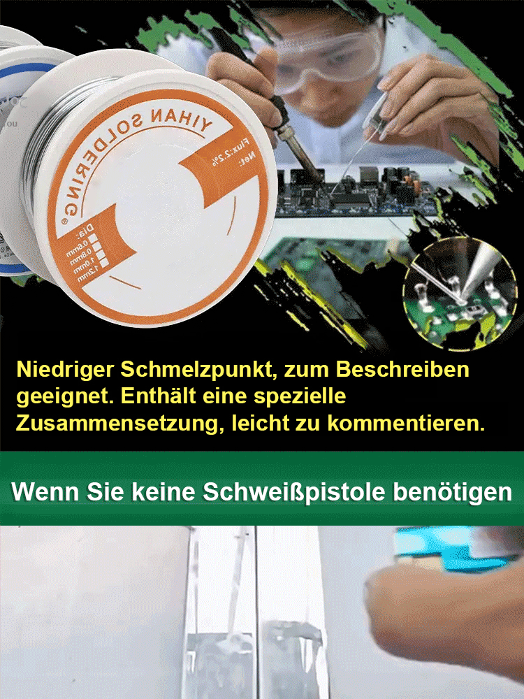 Rostfreier Schweißlötzinn