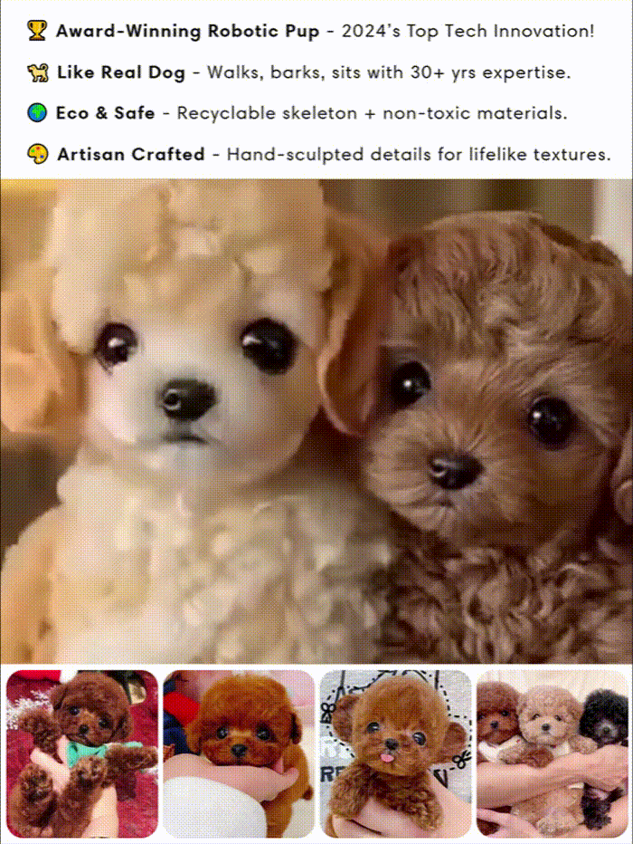 [Free experience/Warm companionship] AI smart robot puppy, super real cute pet companionship🎁