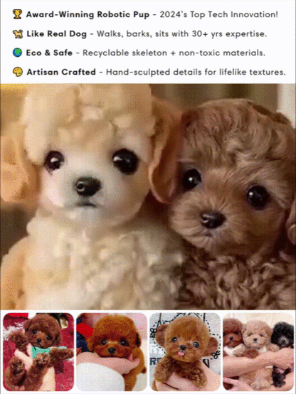 [Free experience/Warm companionship] AI smart robot puppy, super real cute pet companionship🎁