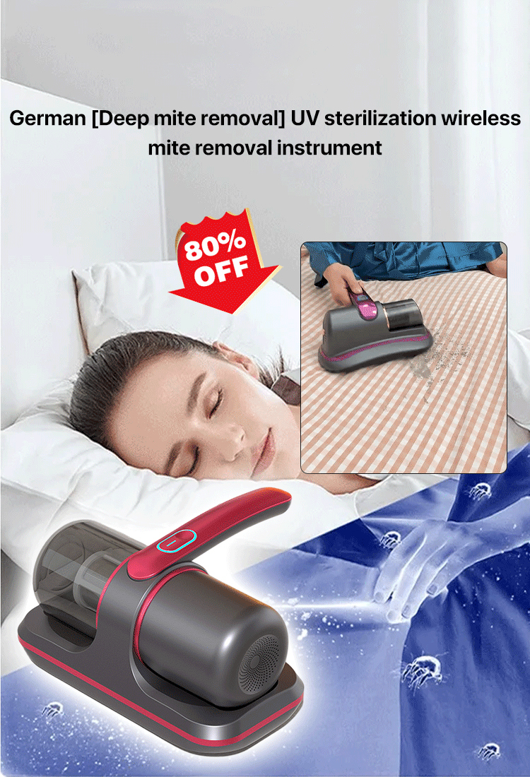 [Deep mite removal] UV sterilization wireless mite removal instrument