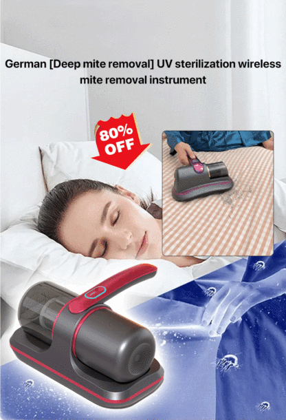 [Deep mite removal] UV sterilization wireless mite removal instrument