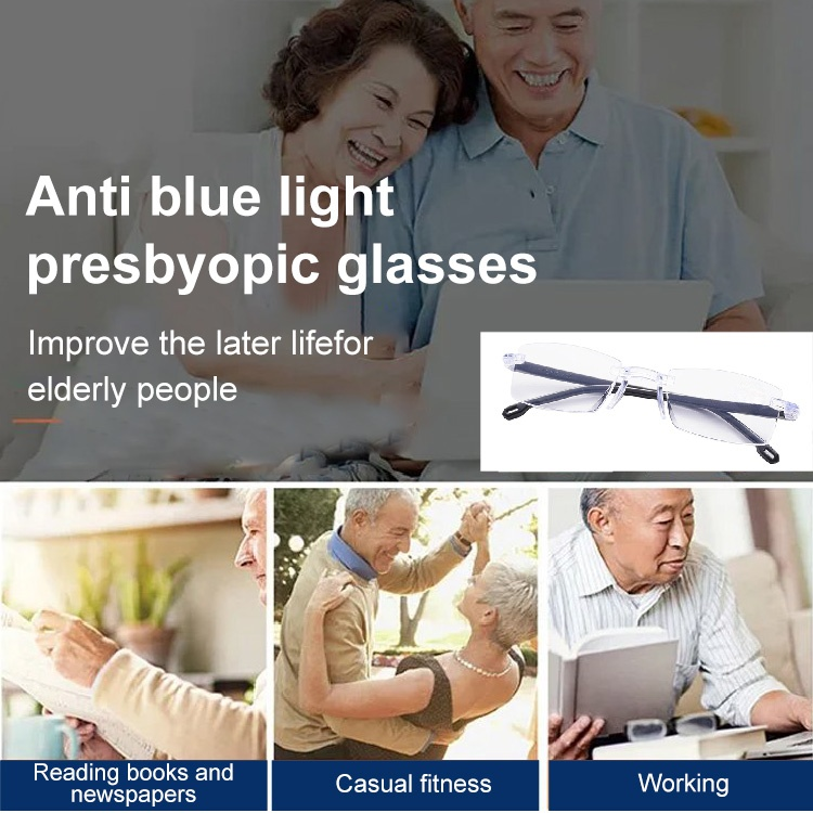 Autozoom reading glasses