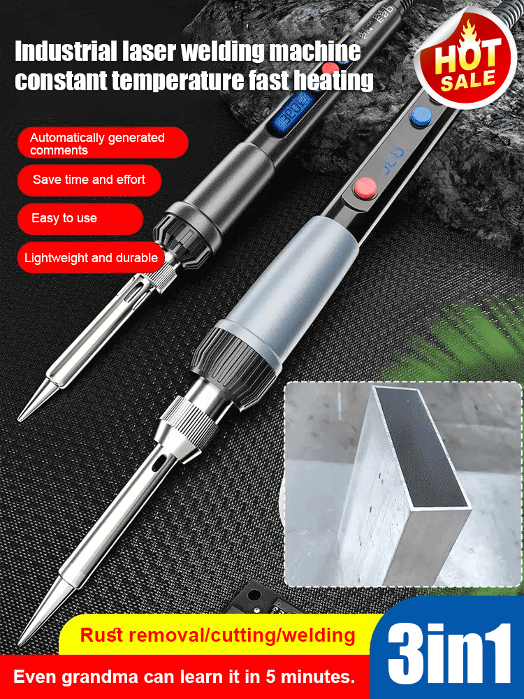 Welds, removes rust and cuts in 3 seconds! Industrial Grade Welding Pen Repair Tool Set
