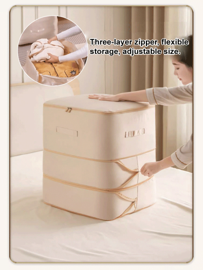 [Triple Capacity] Three-layer foldable compression storage bag