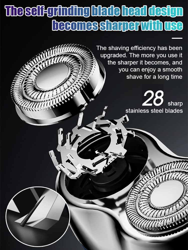 【New portable full-body washable shaver】high-efficiency motor, shaving experience fully upgraded