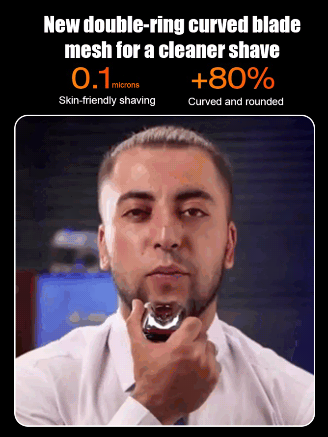 【New portable full-body washable shaver】high-efficiency motor, shaving experience fully upgraded