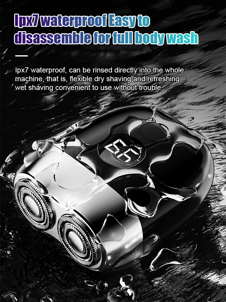【New portable full-body washable shaver】high-efficiency motor, shaving experience fully upgraded