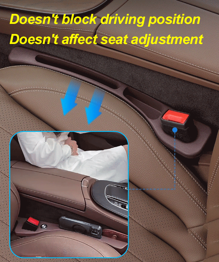 【lalarimi】 Car Seat Gap Storage Organizer Strip