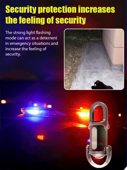 [Ultra-Bright] Keychain Flashlight [2-in-1 Bright Light & Power Bank]