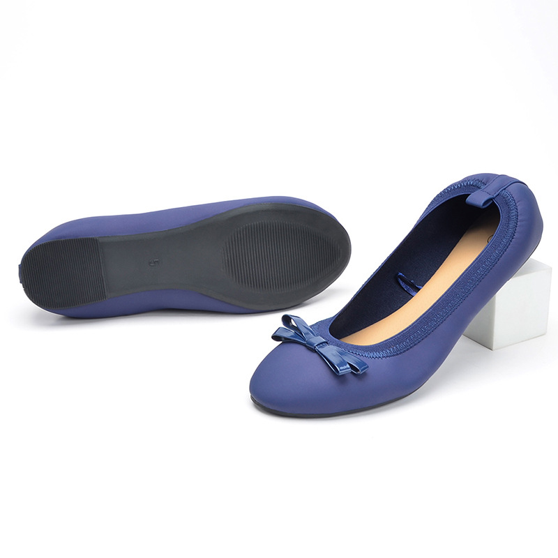 Women's round toe soft-soled woven ballet flats - lightweight and comfortable, stylish for everyday wear