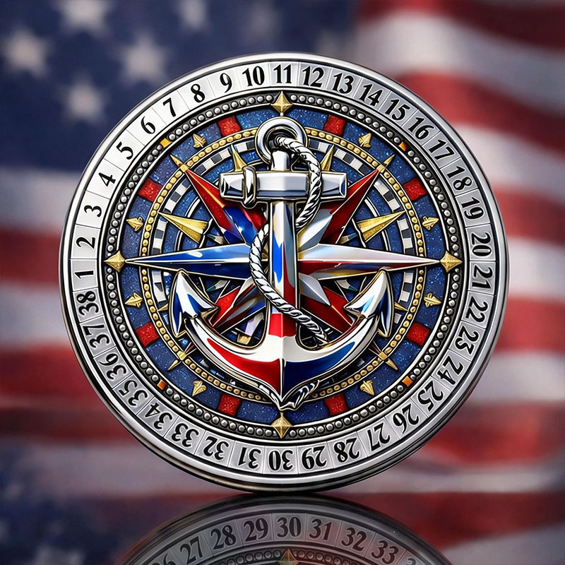“Sea Power & Freedom” – U.S. 250th Anniversary Commemorative Coin
