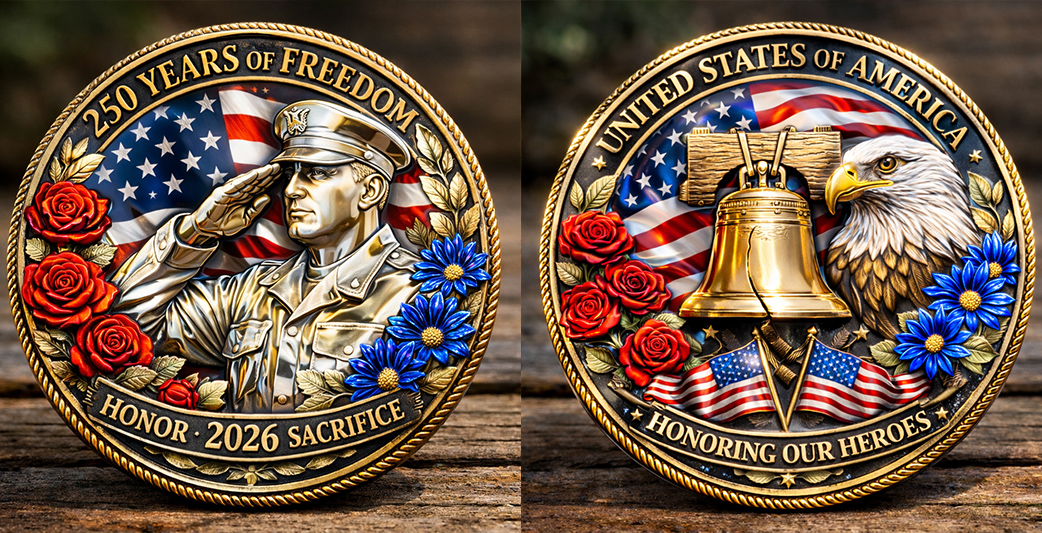 🏆Flash Sale 60% OFF - U.S. Military Tribute Honor & Sacrifice Commemorative Coin