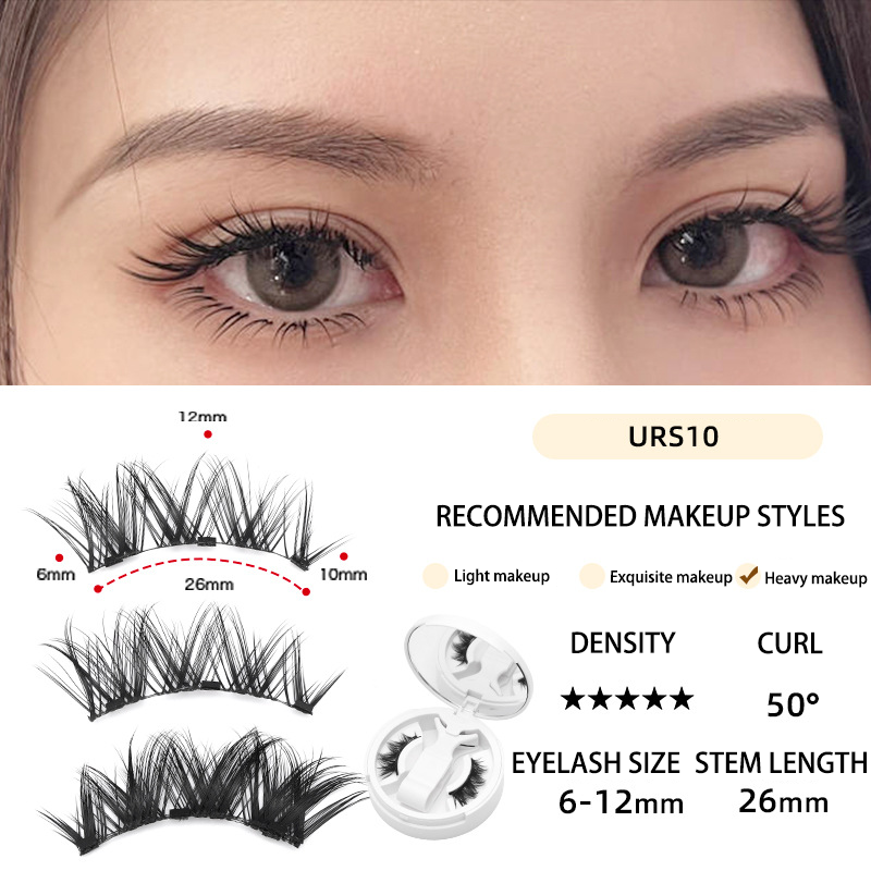 Soft Magnetic Eyelashes All-in-One Box, Reusable