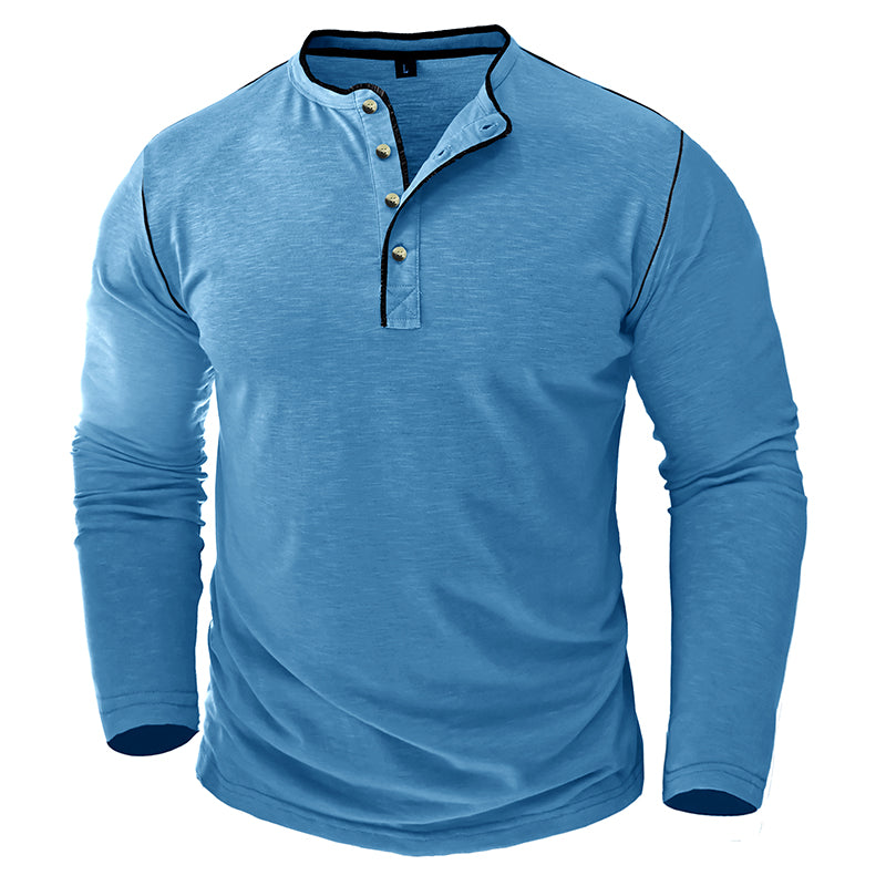 Luis Soft Daily Henley Shirt