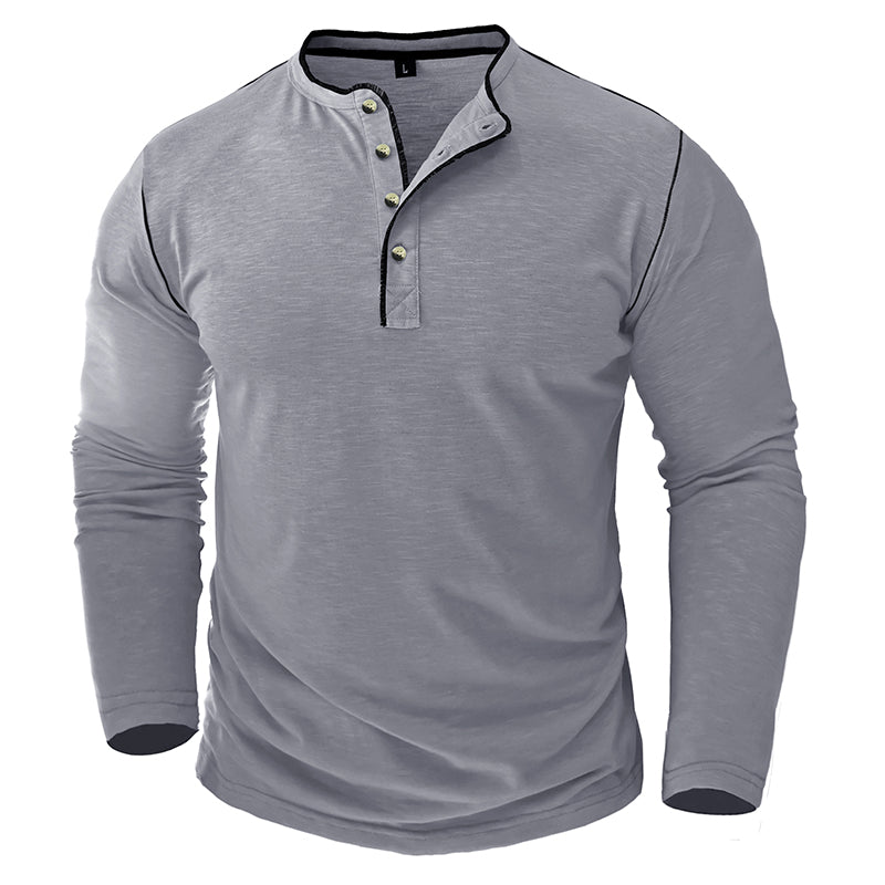 Luis Soft Daily Henley Shirt