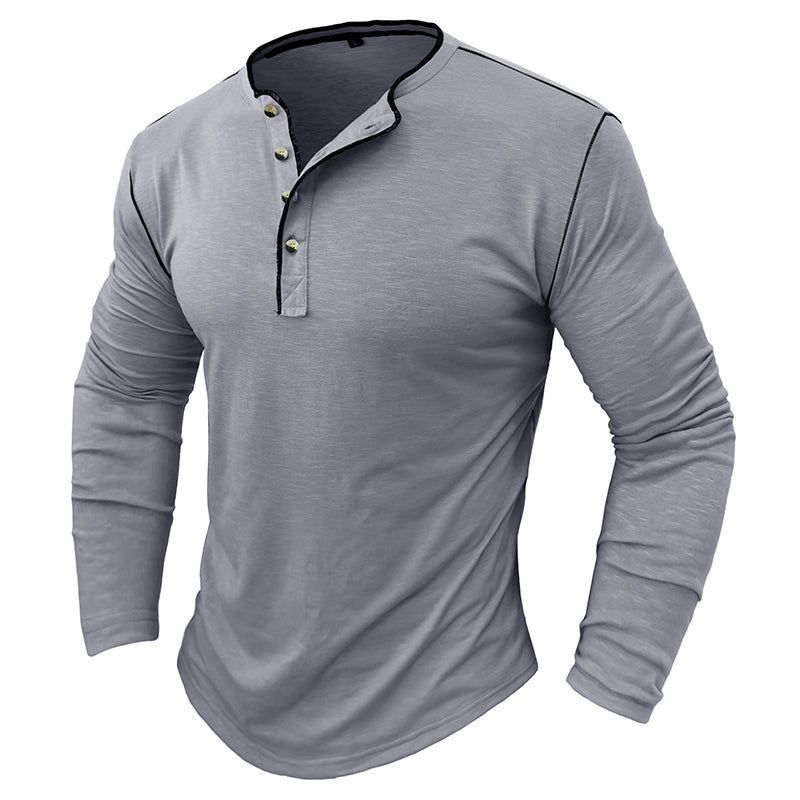 Luis Soft Daily Henley Shirt