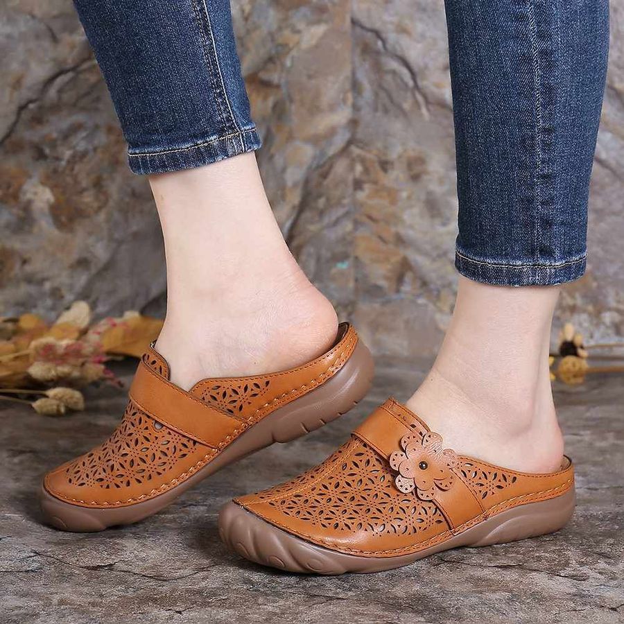 NOW 70% DISCOUNT -WOMEN 'S SUMMER  ARCH SUPPORT & NON-SLIP SOFT SPORTS LEATHER SANDALS
