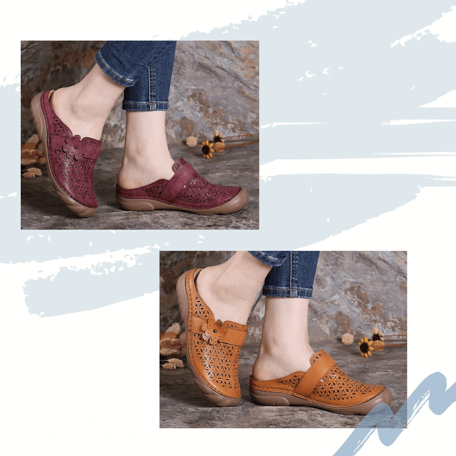 NOW 70% DISCOUNT -WOMEN 'S SUMMER  ARCH SUPPORT & NON-SLIP SOFT SPORTS LEATHER SANDALS