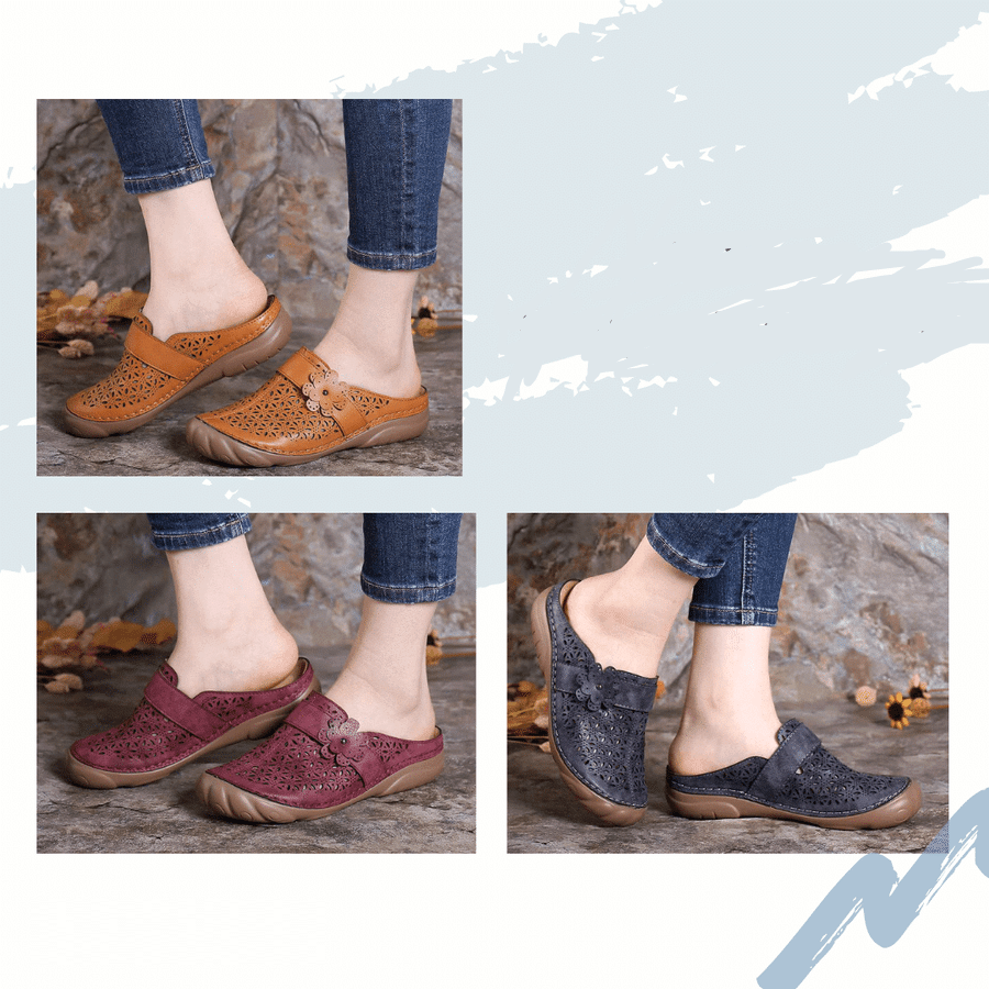 NOW 70% DISCOUNT -WOMEN 'S SUMMER  ARCH SUPPORT & NON-SLIP SOFT SPORTS LEATHER SANDALS