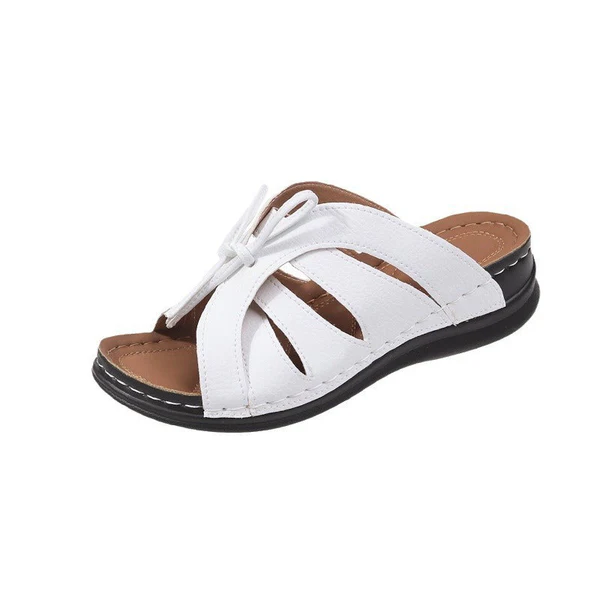 🔥Last Day 70% OFF -Women's Comfort Bowtie Slide Sandals