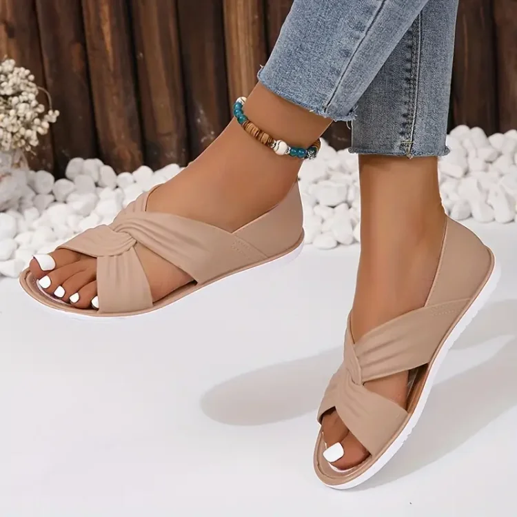 🔥Last Day 70% OFF -Women's Comfort Bowtie Slide Sandals
