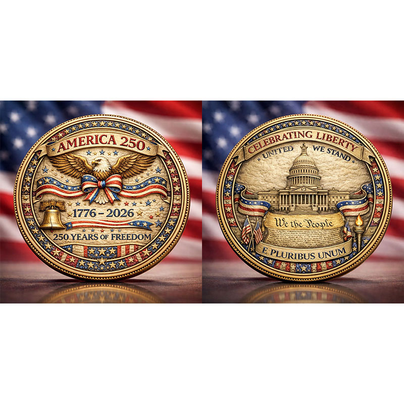 Freedom & E Pluribus Unum Commemorative Coin