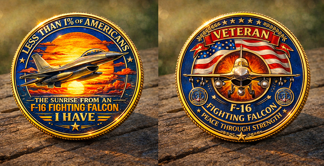 🏆Flash Sale 60% OFF - U.S. Veteran Fighting Falcon Military Coin