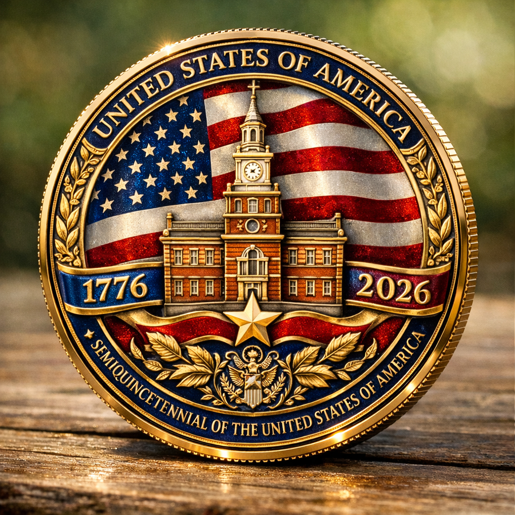 U.S. 250th Anniversary Commemorative Coin