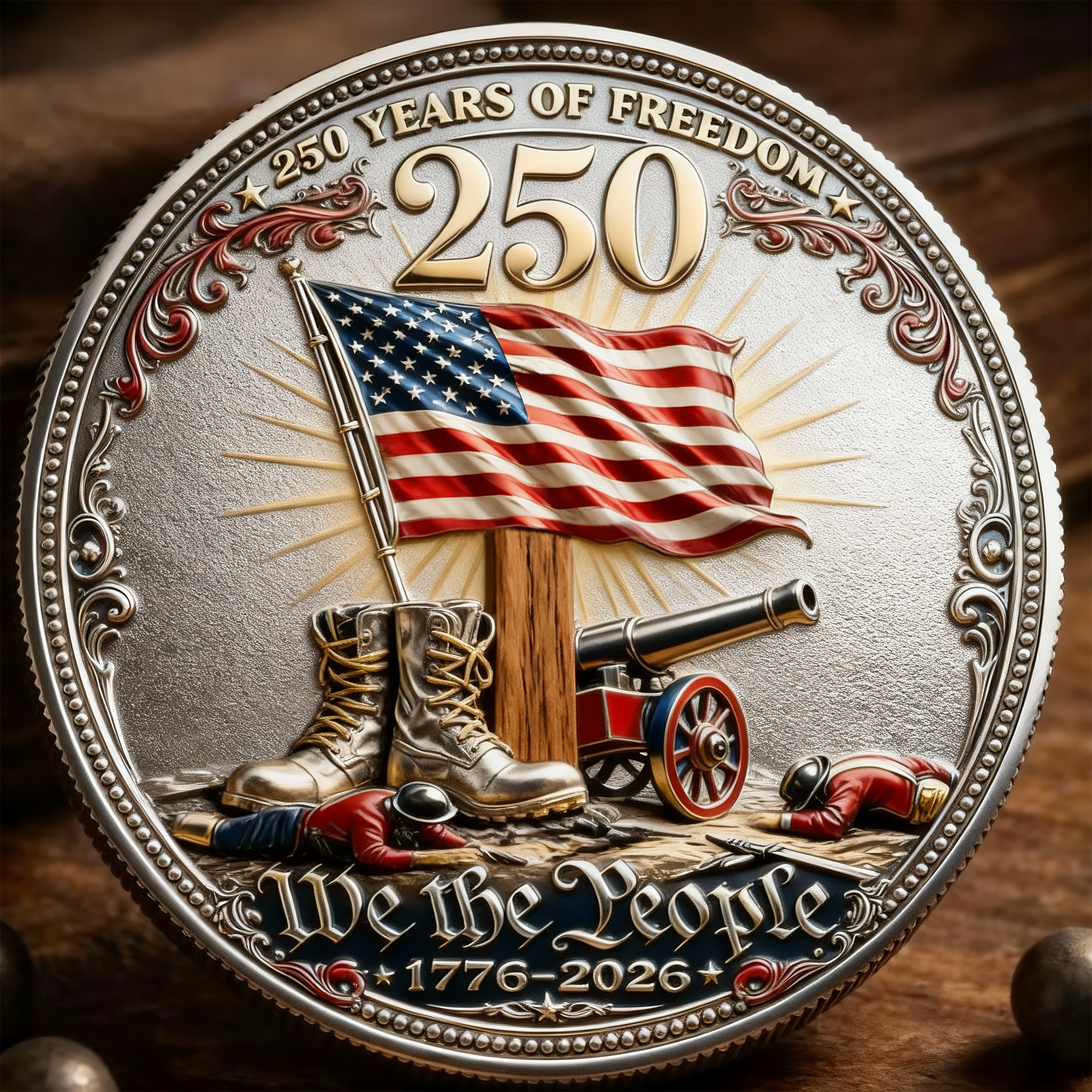 250 Years of Freedom Commemorative Coin