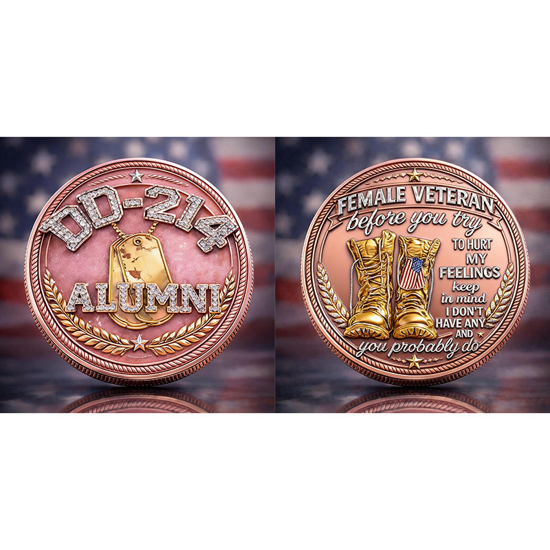 Strength, Honor & Attitude Commemorative Coin
