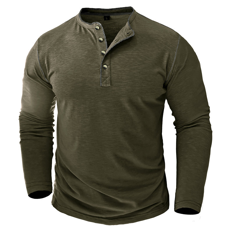 Luis Soft Daily Henley Shirt