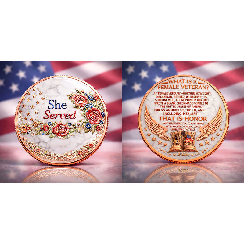 Honoring Female Veterans Commemorative Coin