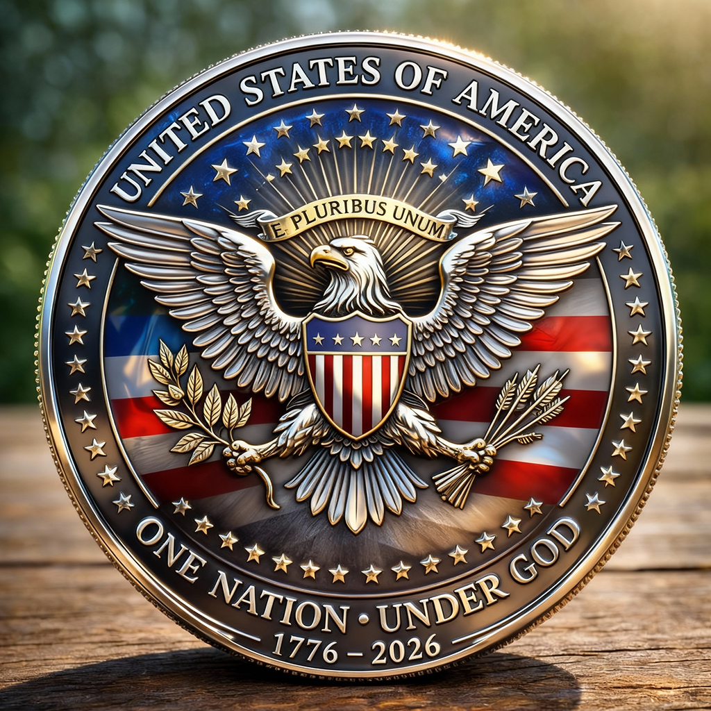 USA 250th Anniversary Commemorative Coin (1776–2026)