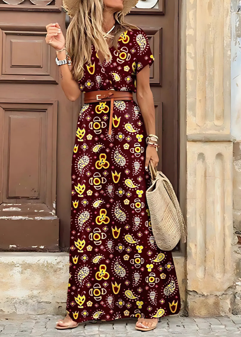 Jezzy | Elegant Bohemian Maxi Dress