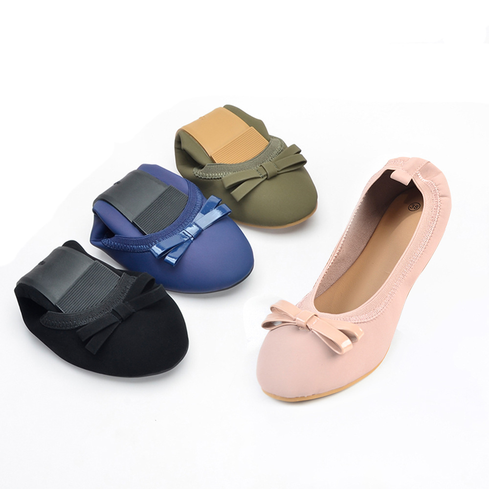 Women's round toe soft-soled woven ballet flats - lightweight and comfortable, stylish for everyday wear