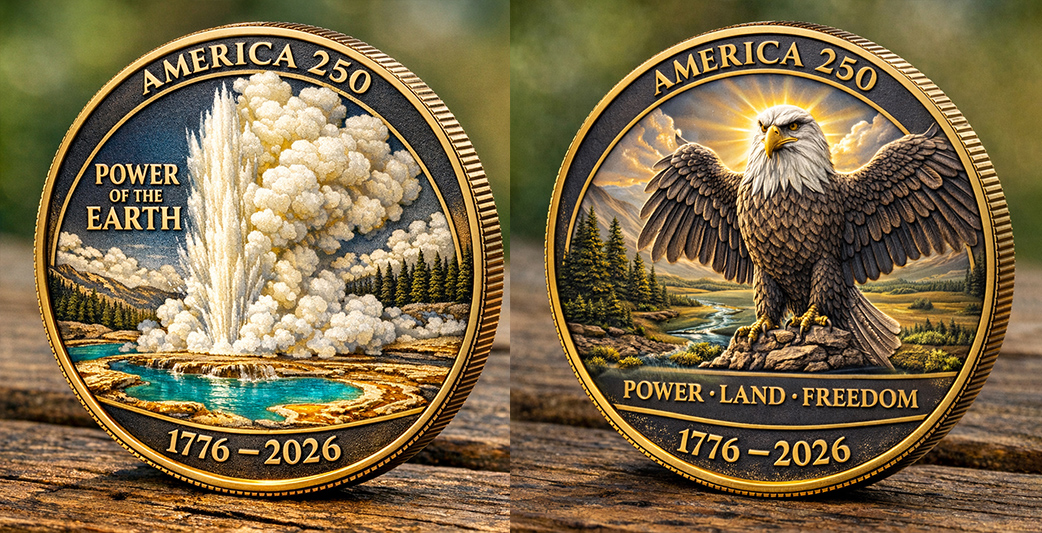 🏆Flash Sale 60% OFF - America 250 Power of the Earth Commemorative Coin
