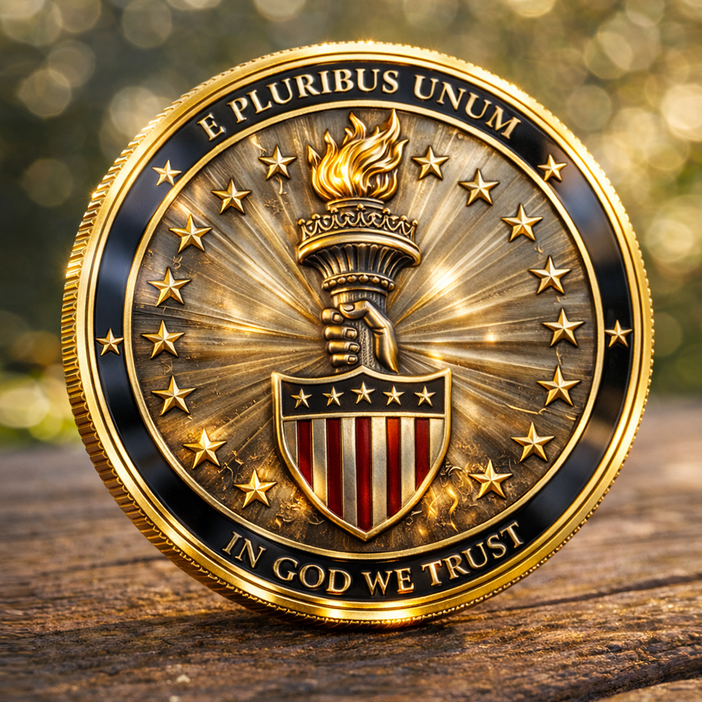 American Freedom Challenge Coin
