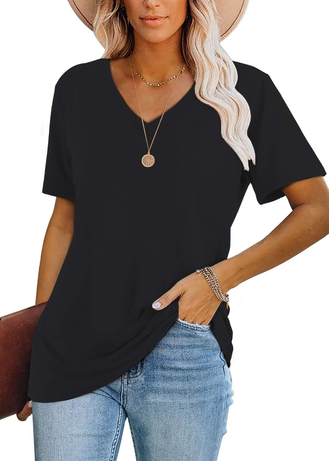 ✨Womens Tops Casual Basic T Shirt (BUY 3 FREE SHIPPING)