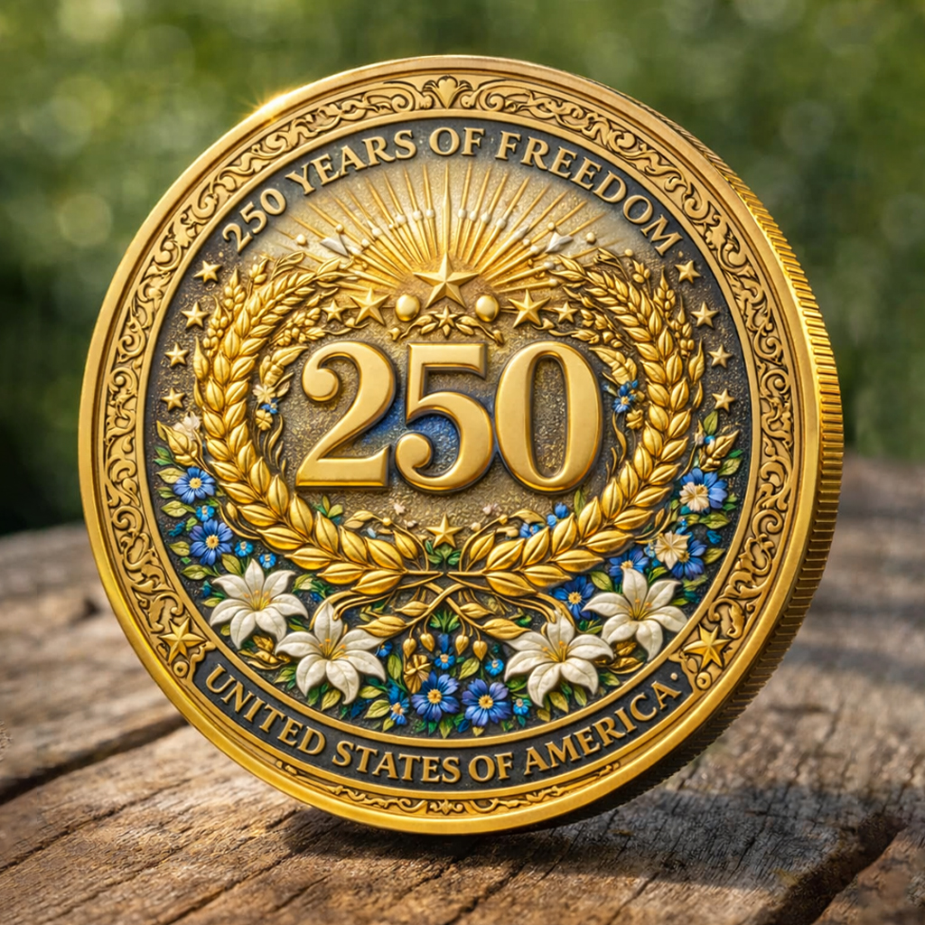 🏆Flash Sale 60% OFF - America in Bloom 250th Anniversary Commemorative Coin