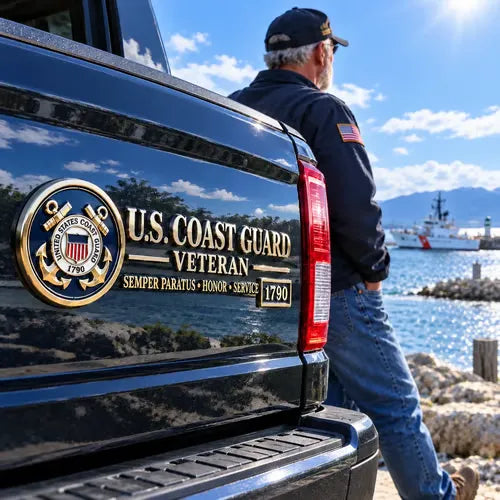 nexclio® 🇺🇸🎖️ Veteran Honor 3D Metal Car Emblem – A Tribute to Service & Pride