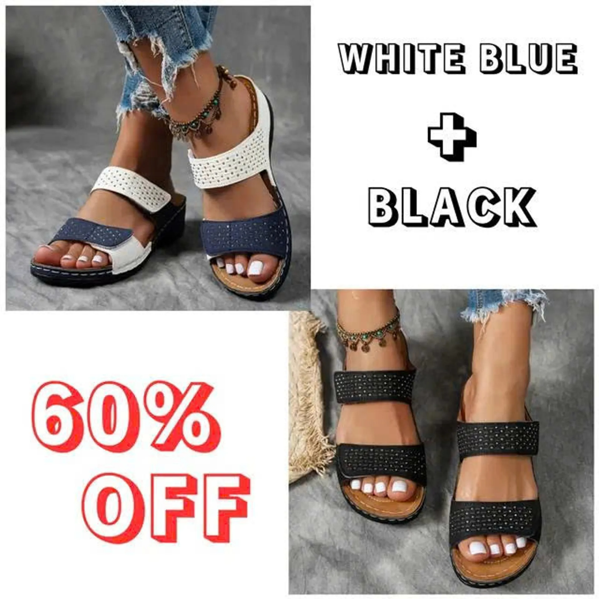 🔥Last Chance Deal – 70% OFF🔥 | Lightweight wedge sandals with soft cushioning and arch support for women!
