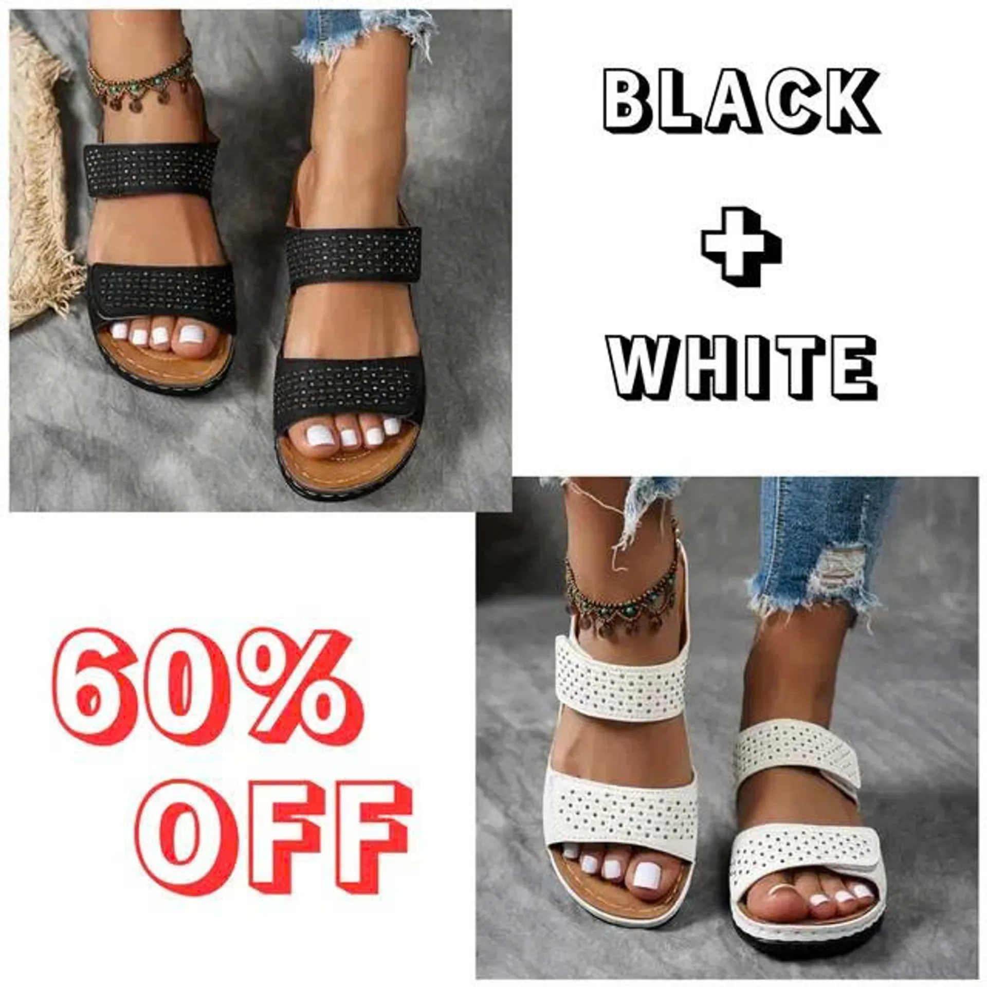 🔥Last Chance Deal – 70% OFF🔥 | Lightweight wedge sandals with soft cushioning and arch support for women!