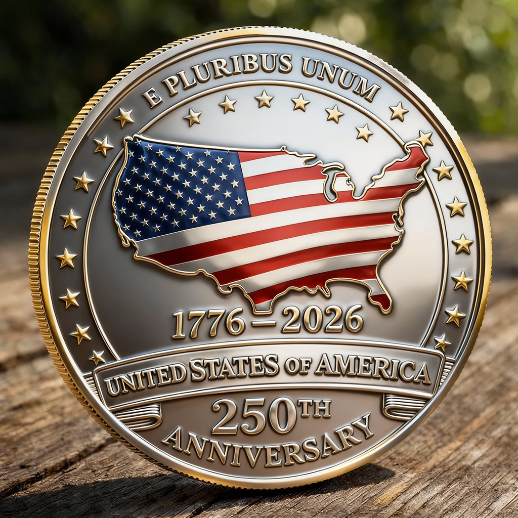 USA 250th Anniversary Commemorative Coin (1776–2026)