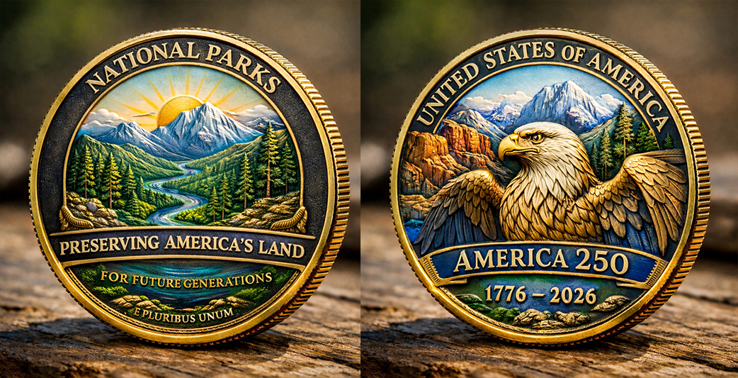 🏆Flash Sale 60% OFF - America 250 National Parks Commemorative Coin