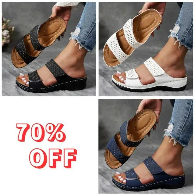 🔥Last Chance Deal – 70% OFF🔥 | Lightweight wedge sandals with soft cushioning and arch support for women!