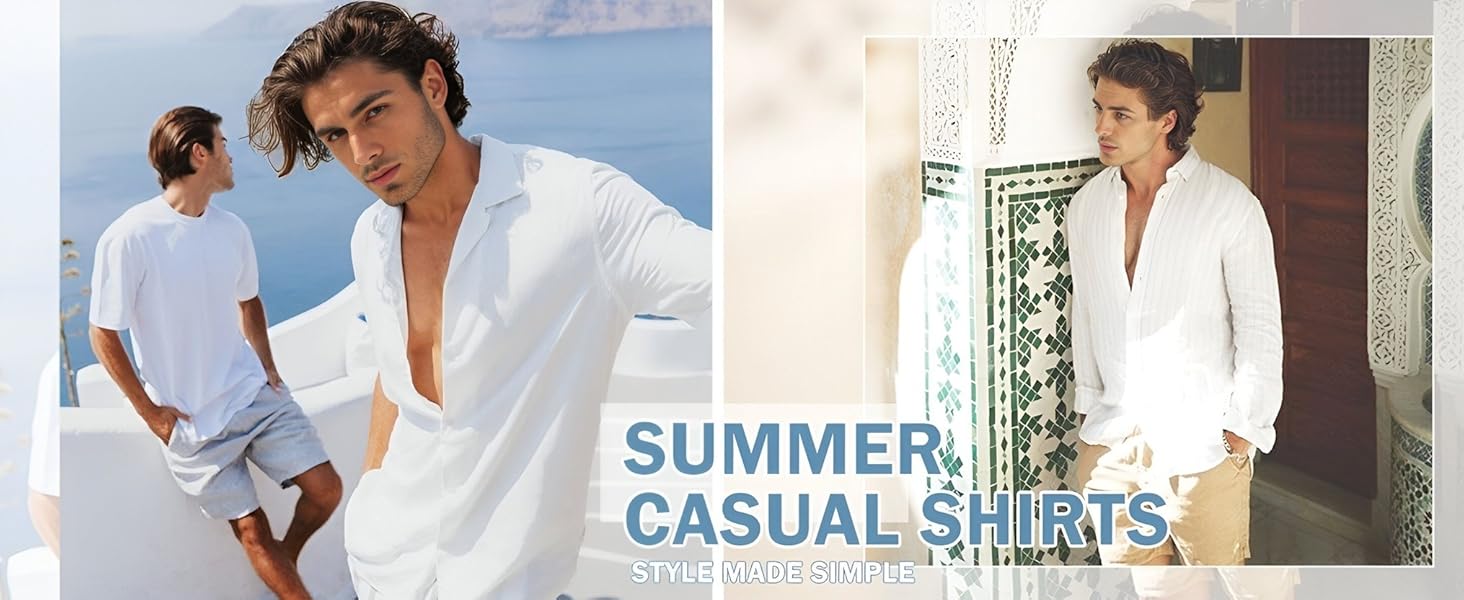 mens linen shirts