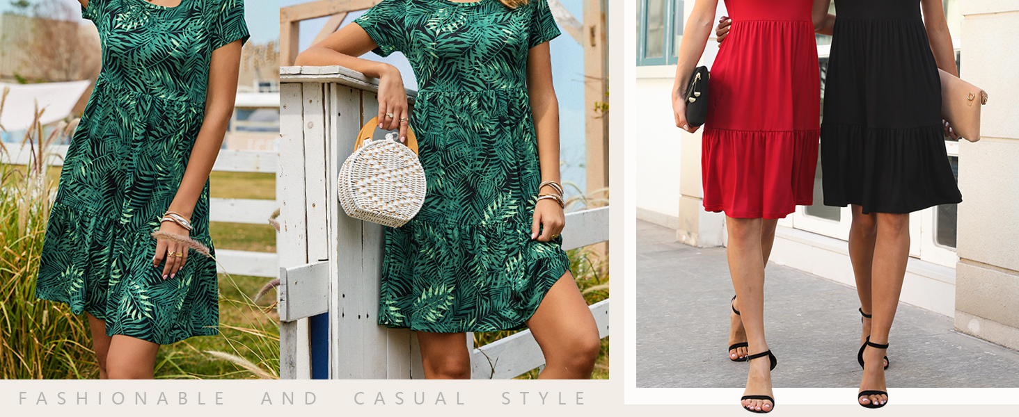 short sleeve sundress