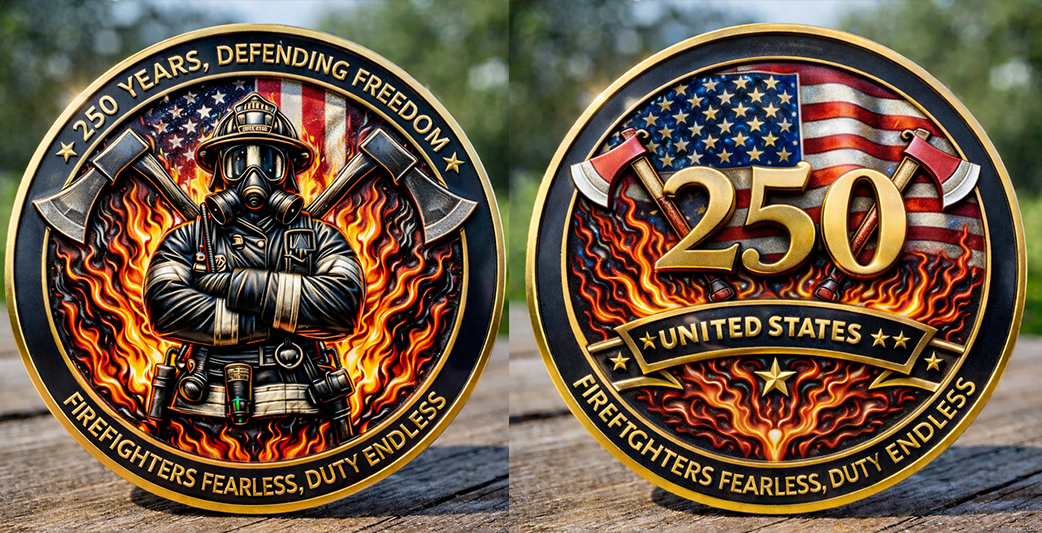 🏆Flash Sale 60% OFF - Firefighters 250th Anniversary Commemorative Coin