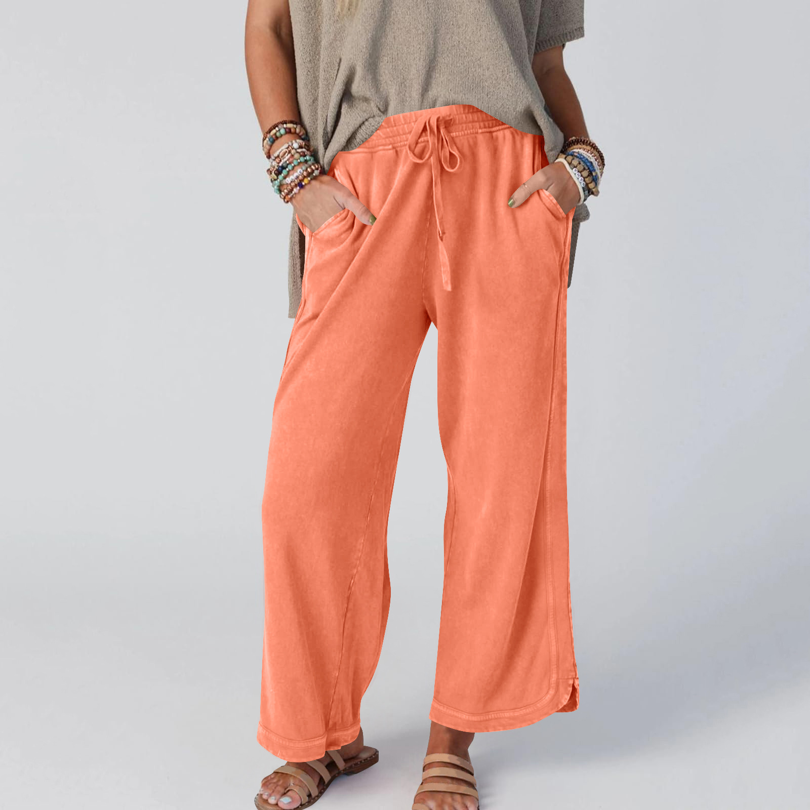 ⏰Hot Sale-So Comfy Wide Leg Pant Cropped Length